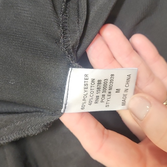 Fab'rik Black Lace Dress, Size Medium - Picture 9 of 9